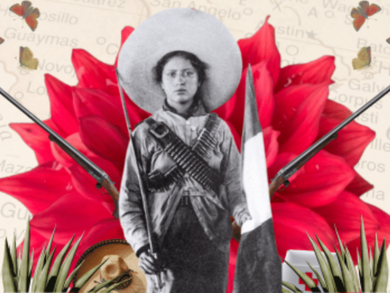 collage of an adelita