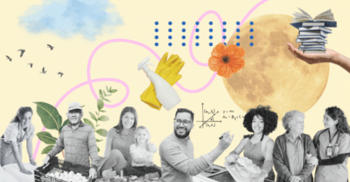 collage of different kinds of workers