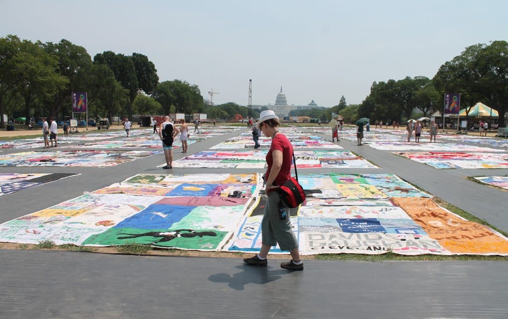 NAMES Project AIDS Memorial Quilt Display