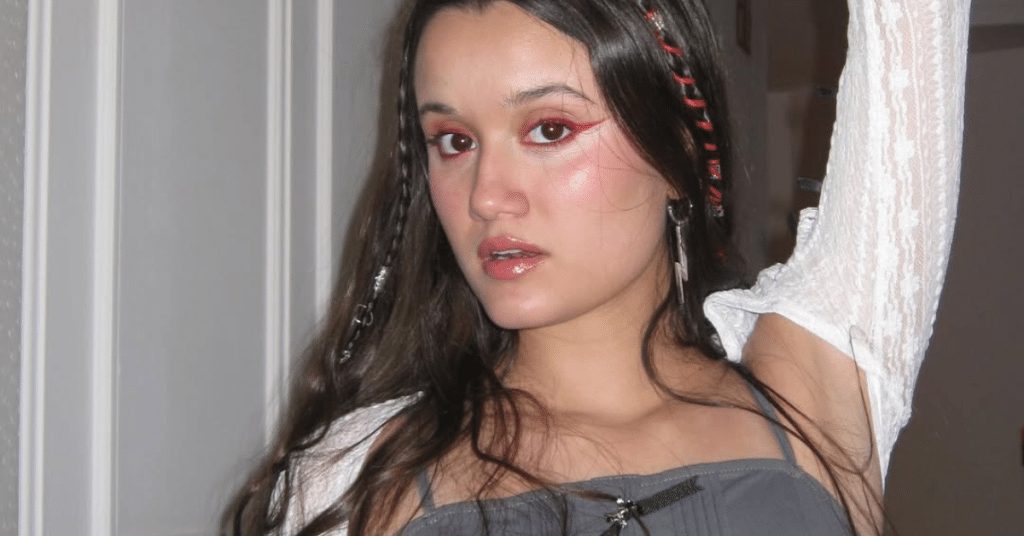 young woman posing for the camera