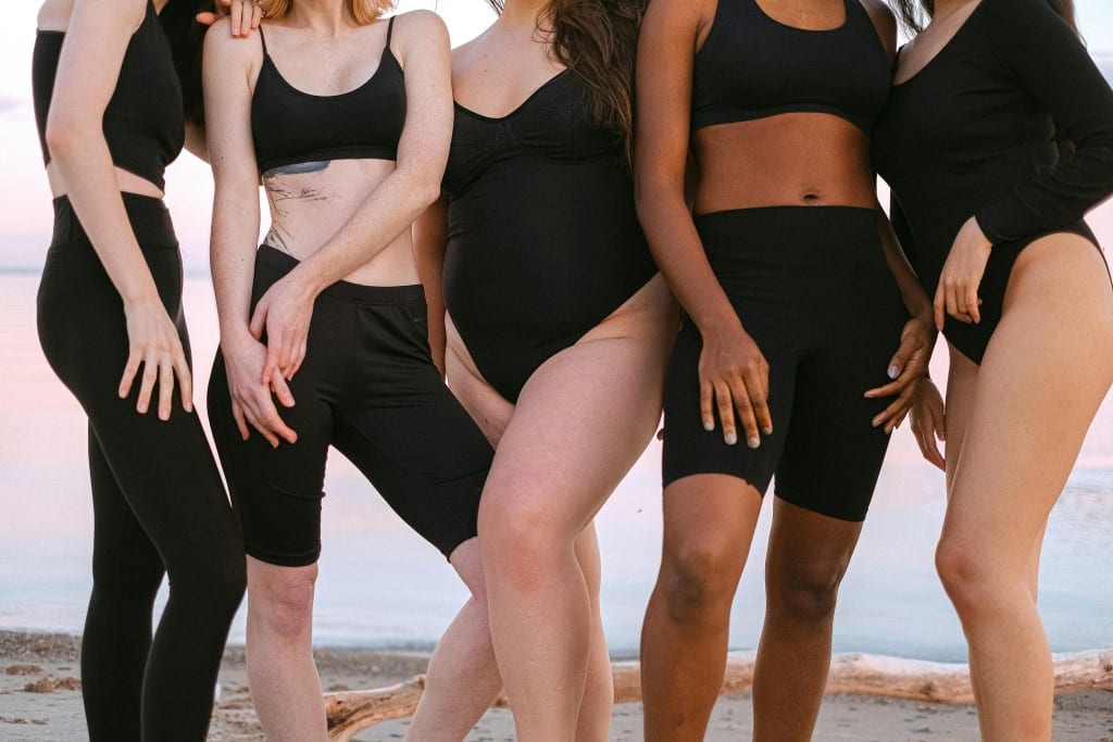 women with diverse body types