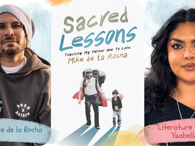 two people side by side