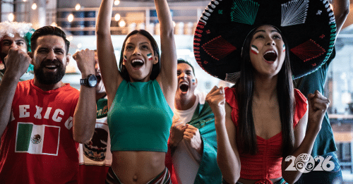 mexico soccer fans celebrating a goal